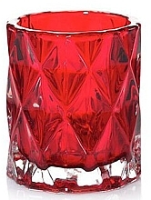 Fragrances, Perfumes, Cosmetics Candle Holder, 7.5 x 6.5 cm, red - Yankee Candle Red Fractal Tea Light Holder