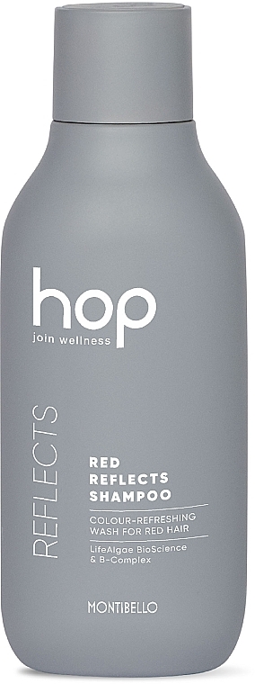 Color Boost Shampoo for Red Hair - Montibello HOP Red Reflects Shampoo — photo N1