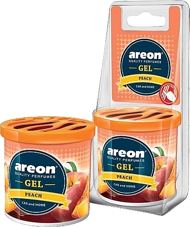 Peach Scented Gel - Areon Gel Can Blister Peach — photo N1