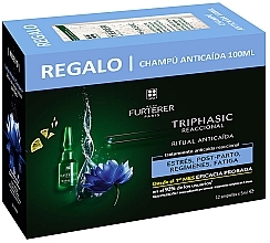 Fragrances, Perfumes, Cosmetics Set - Rene Furterer Triphasic Reactional Anti-Fall Treatment (shm/100 ml + ampoules/12x5 ml)