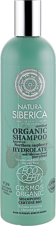 Oily Hair Shampoo - Natura Siberica Certified Organic Volume & Freshness Shampoo — photo N1