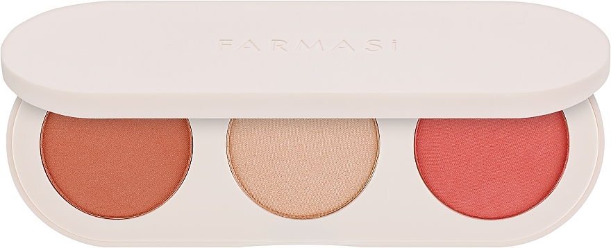 3in1 Face Palette - Farmasi 3 in 1 Face Palette — photo N1