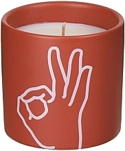 Scented Candle - Paddywax Impressions Ceramic Candle It's Ok Coral Rosewater & Santal — photo N2