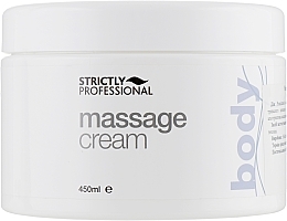 Fragrances, Perfumes, Cosmetics Massage Cream - Strictly Professional Body Care Massage Cream