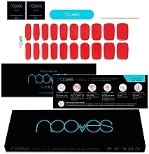 Fragrances, Perfumes, Cosmetics Gel Nail Sticker Set - Novoves Premium Luxe Solid Crimson Red