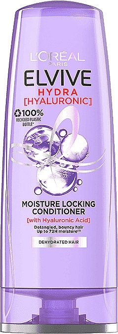 Conditioner - L'Oreal Paris Elvive Hidra Hyaluronic Moisture Locking Conditioner — photo N9