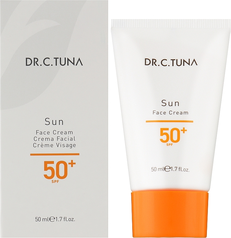 Face Sun Cream - Farmasi Dr. Tuna Sun Face Cream SPF50+ — photo N2