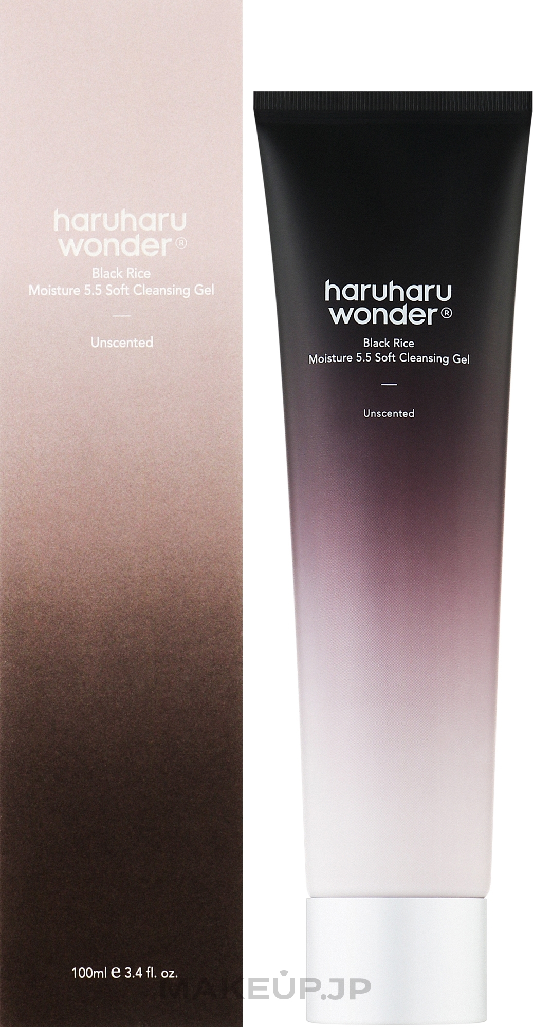 Gentle Cleansing Black Rice Gel - Haruharu Wonder Black Rice Moisture 5.5 Soft Cleansing Gel — photo 100 ml