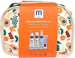 Fragrances, Perfumes, Cosmetics Set, 5 products - Mustela Family Adventures Terracotta Suitcase