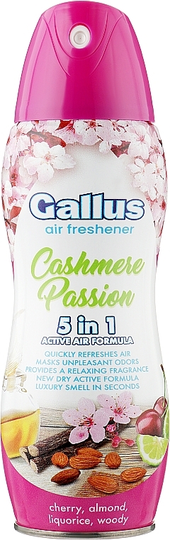 5in1 Air Freshener "Cashmere Passion" - Gallus Air Freshener Cashmer Passion — photo N1