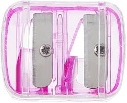 Double Color Pencil Sharpener with Lid, pink - Top Choice — photo N1