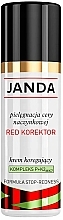 Fragrances, Perfumes, Cosmetics Facial Red Corrector - Janda Corrector Capillary Skin Cream