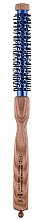 Fragrances, Perfumes, Cosmetics Thermal Brush with Wooden Handle & Blue Tube, d21mm - 3ME Maestri Triangle Brush