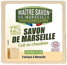 Certified Marseille Soap - Maitre Savon De Marseille Savon De Marseille Ecocert Extra Pur Soap Bar — photo N1