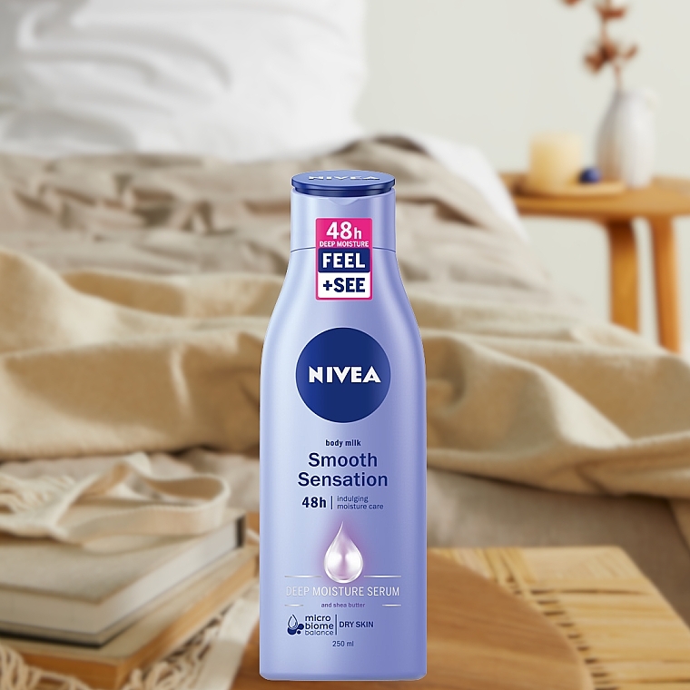 Body Milk "Gentle Skin" for Dry Skin - NIVEA Smooth Sensation Body Soft Milk — photo N6