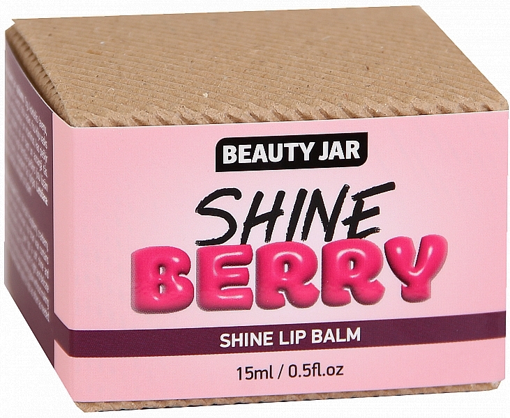 Lip Balm 'Shine Berry' - Beauty Jar Shine Berry Lip Balm — photo N3