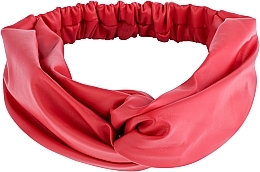 Faux Leather Twist Headband, red - MAKEUP Hair Accessories — photo N1