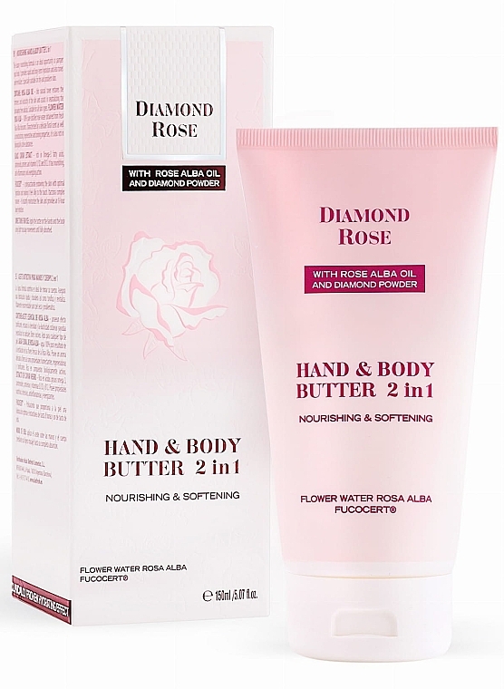 2-in-1 Hand & Body Butter - BioFresh Diamond Rose Hand & Body Butter 2 in 1 — photo N1