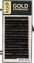 Fragrances, Perfumes, Cosmetics Gold Standard B 0.03 False Eyelashes (16 rows: 9 mm) - Kodi Professional