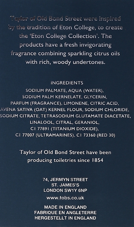 Set - Taylor of Old Bond Street (soap/200g x 3) — photo N4
