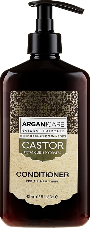 Hair Growth Conditioner - Arganicare Castor Oil Conditioner — photo N1