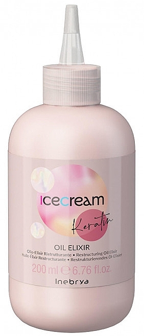 Elixir with Keratin - Inebrya Ice Cream Keratin Oil Elixir — photo N1