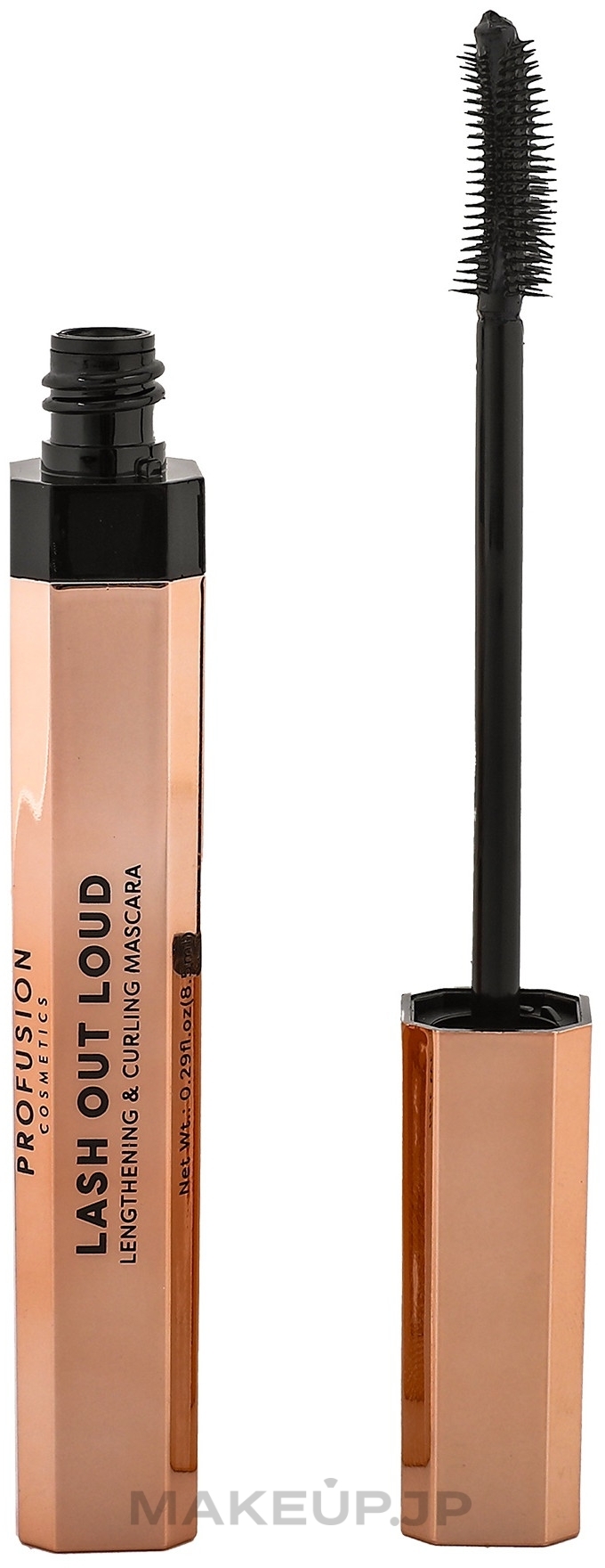 Mascara - Profusion Cosmetics Lash Out Loud Lengthening & Curling Mascara — photo Black