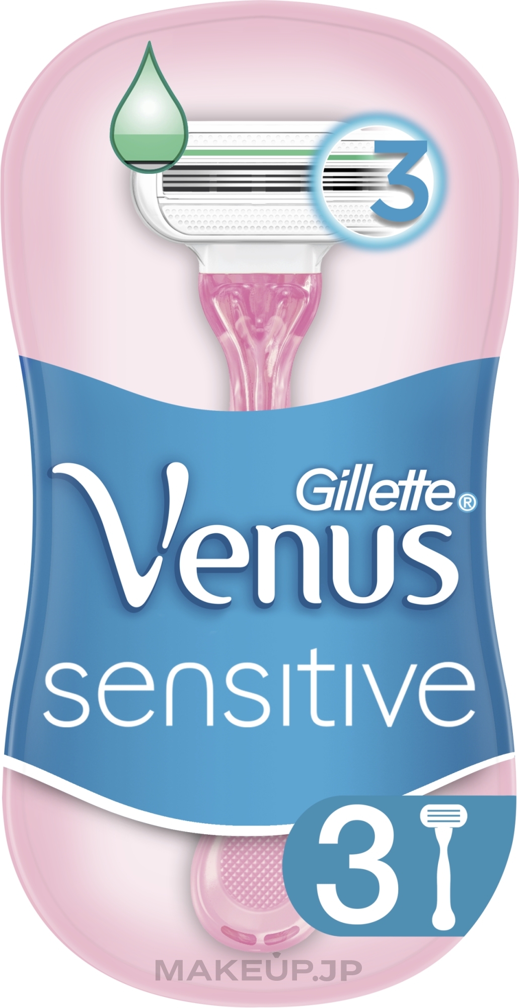 Disposable Shaving Razors for Sensitive Skin, 3 pcs - Gillette Venus Sensitive — photo 3 szt.