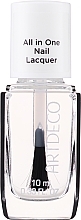 Multifunctional Colorless Nail Polish - Artdeco All In One Nail Lacquer — photo N1