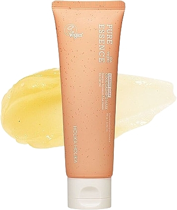 Soothing Face Mask - Holika Holika Pure Essence The Vegan Carrot Jelly Cool Calming Mask — photo N1