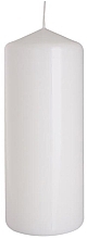 Fragrances, Perfumes, Cosmetics Cylindrical Candle 60x150 mm, white - Bispol