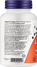 Dietary Supplement "L-Citrulline", powder - Now Foods L-Citrulline Pure Powder — photo N2