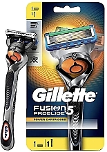 Fragrances, Perfumes, Cosmetics Razor with 1 Cartridge Refill & Stand - Gillette Fusion 5 ProGlide Power Cartridges
