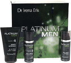 Fragrances, Perfumes, Cosmetics Set - Dr Irena Eris Platinum Men (cr/50ml + balm/50ml + shower/125ml)