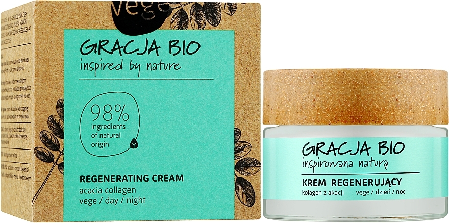 Regenerating Face Cream with Acacia Collagen - Gracja Bio Regenerating Face Cream — photo N2