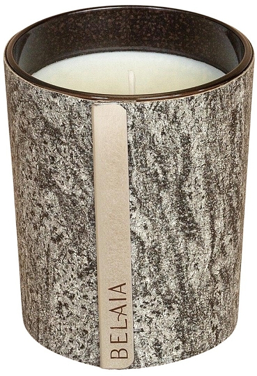 GIFT! Candlestick 'Granite' 180 g - Belaia Candle Reversible Sleeve — photo N1