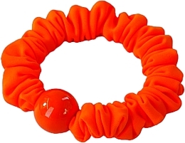 Hair Tie with Bead, orange - Lolita Accessories — photo N1