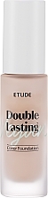 Fragrances, Perfumes, Cosmetics Foundation, 18 g - Etude House Double Lasting Vegan Cover Foundation SPF 32 PA++