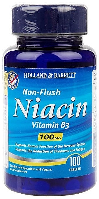 Niacin Dietary Supplement - Holland & Barrett Niacyn Vitamin B3 100 mg — photo N1