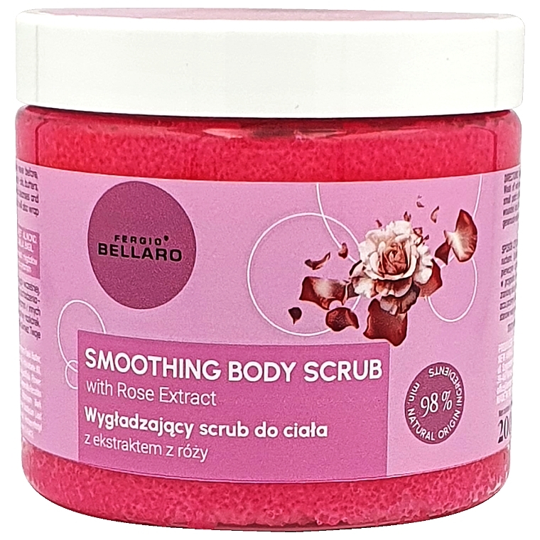 Smoothing Body Scrub with Rose Extract - Fergio Bellaro Smoothing Body Scrub — photo N1