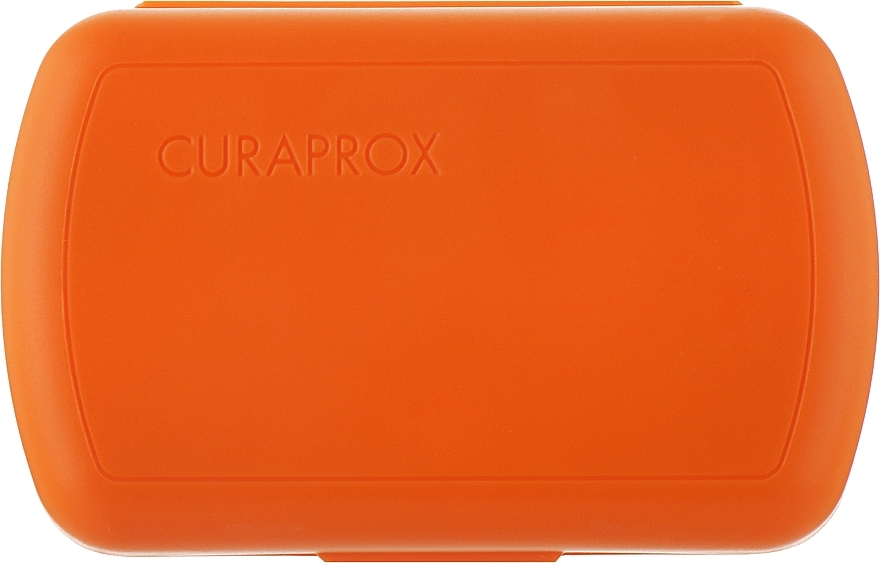 Oral Hygiene Travel Kit, orange - Curaprox Be You (tbr/1szt + paste/10ml + 2xbrush/1szt + acc + bag) — photo N17