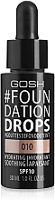 Fragrances, Perfumes, Cosmetics Foundation - Gosh Foundation Drops SPF10