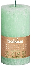 Fragrances, Perfumes, Cosmetics Cylindrical Candle Rustic Pastel Water, 130/68 mm - Bolsius Candle