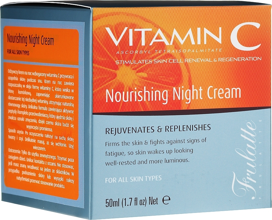 Nourishing Night Cream - Frulatte Vitamin C Nourishing Night Cream — photo N1