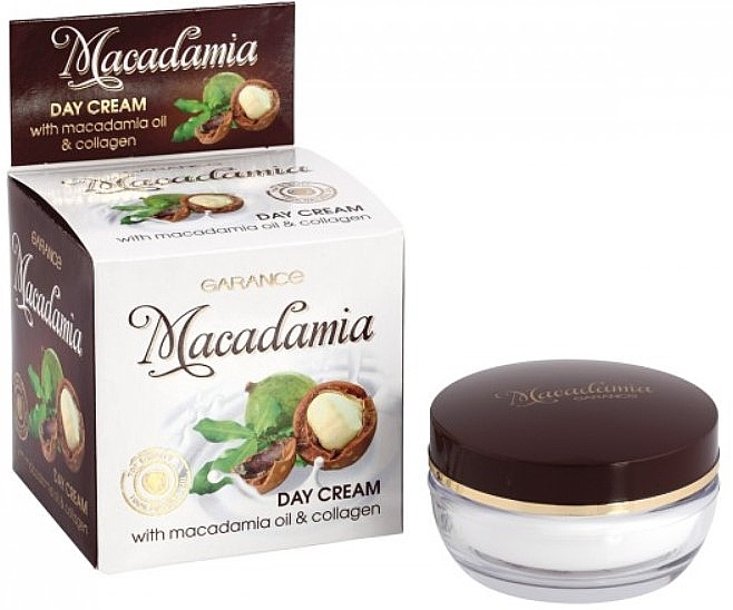 Soothing & Regenerating Day Face Cream with Macadamia Oil & Collagen - Aries Cosmetics Garance Macadamia Day Cream — photo N1