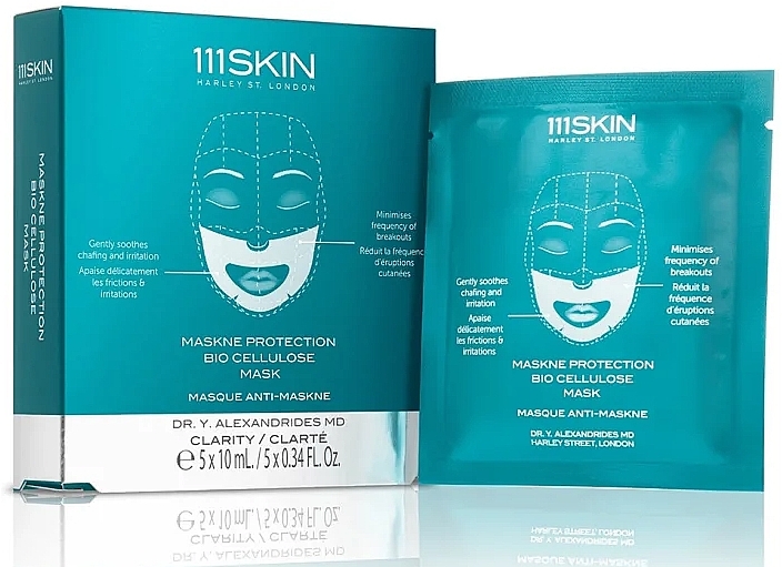 Biocellulose Face Mask - 111SKIN Anti Blemish Bio Cellulose Facial Mask — photo N1