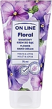 Fragrances, Perfumes, Cosmetics Violet & Lotus Hand Cream - On Line Floral Flower Violet & Lotus Hand Cream