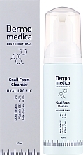 Face Cleansing Foam with Snail Mucin Extract - Dermomedica Hyaluronic Snail Foam Cleanser — photo N1