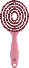 Hair Brush, pink - Ilu Brush Lollipop Pink — photo N1