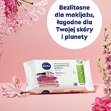 Soothing Makeup Remover Biodegradable Wipes - Nivea Biodegradable Cleansing Wipes 3in1 — photo N4